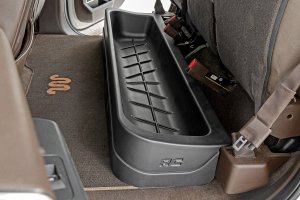 Ford F-350 Super Duty Under Seat Storage - Rear - Rough Country - Custom-Fit - '17-'23 Ford F-350 Super Duty Under Seat Storage - Rear - Rough Country - Custom-Fit - '17-'23